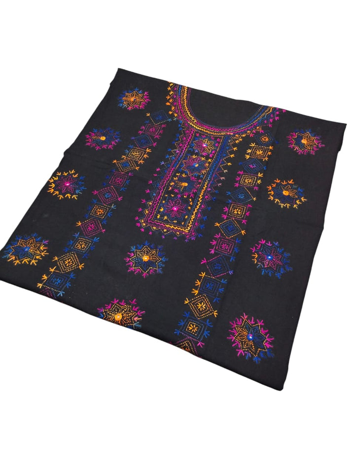 Black colour Afghani work collection 1pc shirt