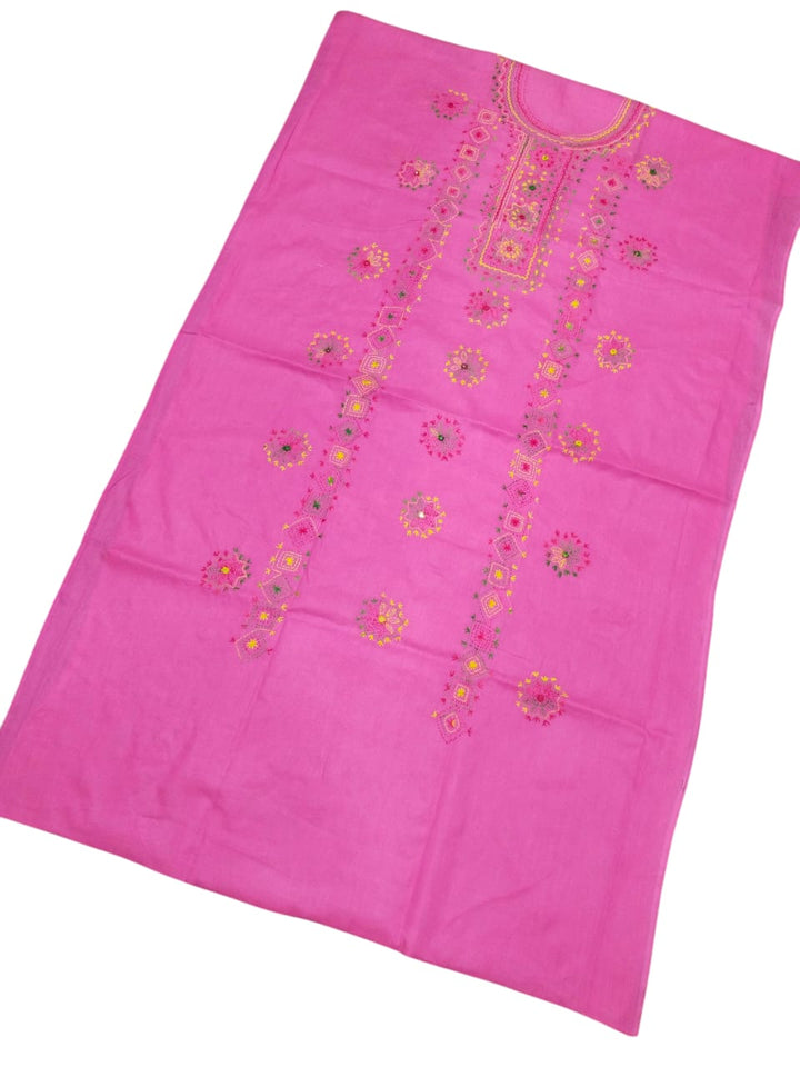 Vibrant pink colour Afghani work collection 1pc shirt